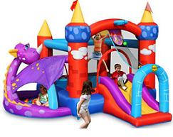 השכרת מתנפח טירת הדרקון 9022 happy hop