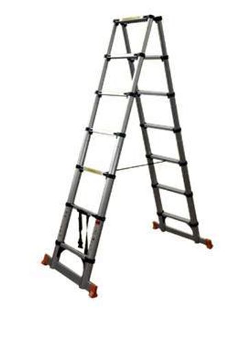 סולם טלסקופי 2X9 כפול מספר שלבים 18