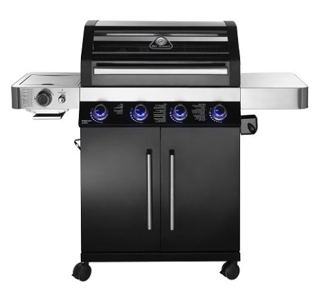גריל גז משולב פחמים GS- Gourmet 4B +כירה (צבע שחור ) 33048