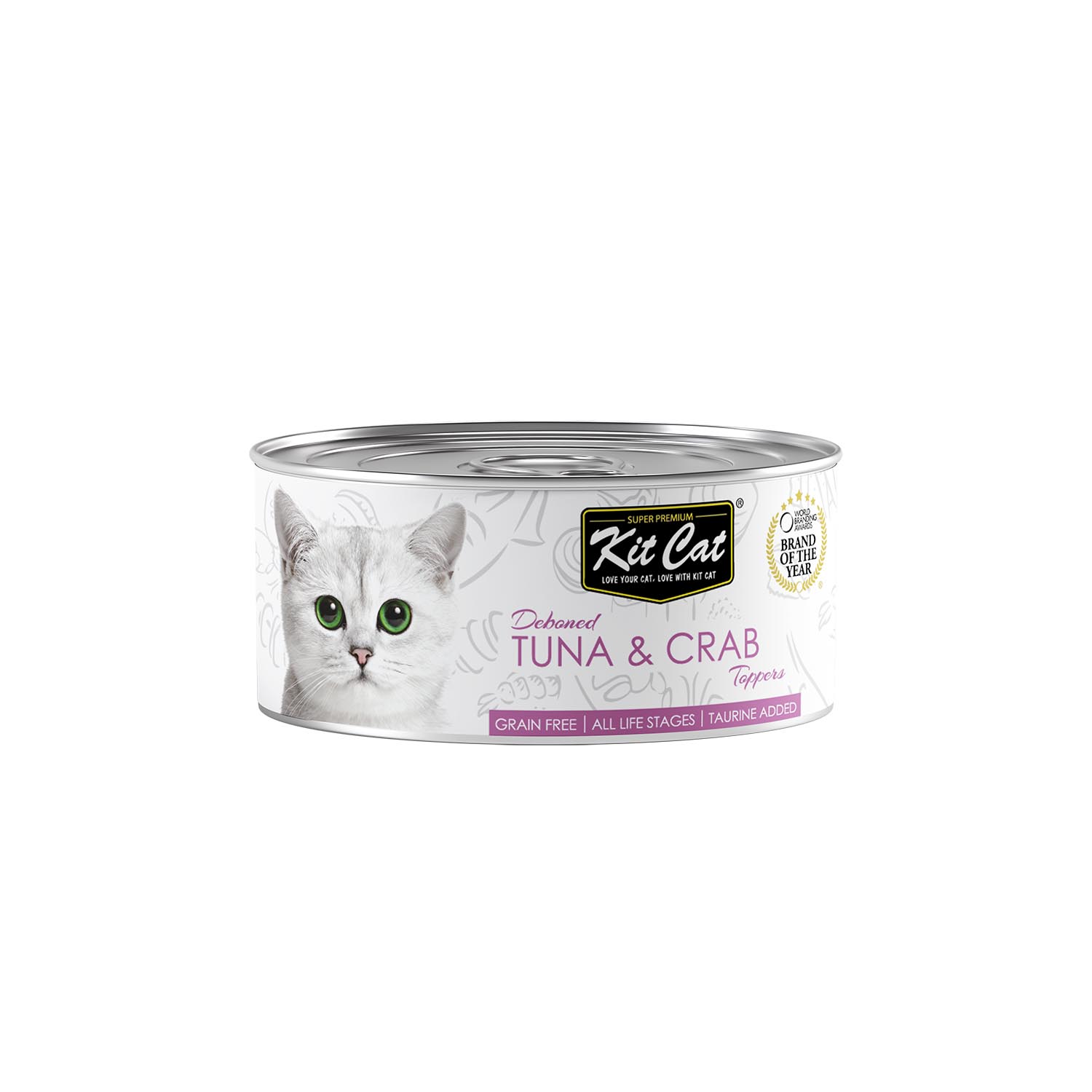 קיט קט מעדן דיבון טונה ובשר סרטן לחתול 70 גרם Kit Cat Deboned