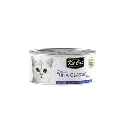 קיט קט מעדן דיבון טונה קלאסי לחתול 70 גרם Kit Cat Deboned