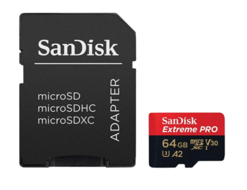 כרטיס זיכרון SanDisk Extreme Pro Extreme Pro 64GB SDXC SDSQXCY-064G 64GB Micro SD סנדיסק
