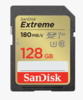 כרטיס זיכרון SanDisk Extreme SDXC 128GB מהירות 180 128GB SD סנדיסק