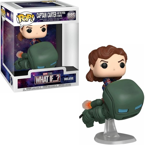 Funko Pop! Deluxe Marvel: What If? - Captain Carter Riding Hydrostomper #885
