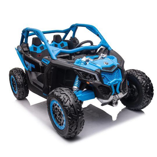 רכב שטח ממונע לילדים קאן אם מאבריק Can-Am Maverick X3 24V ענק - צבע כחול