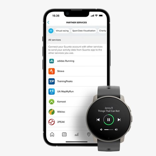 SUUNTO 9 Peak PRO Titanium Slate שעון מולטי-ספורט טיטניום בצבע אפור כהה