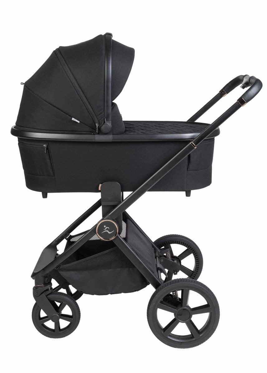 עגלת תינוק CIELO Q 2023 צבע שחור ידית שחורה