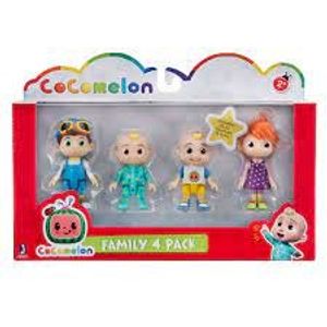 קוקומלון - סט 4 דמויות משפחה - CoComelon
