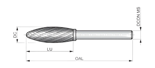 פצירות DORMER P8156.0X6.0
