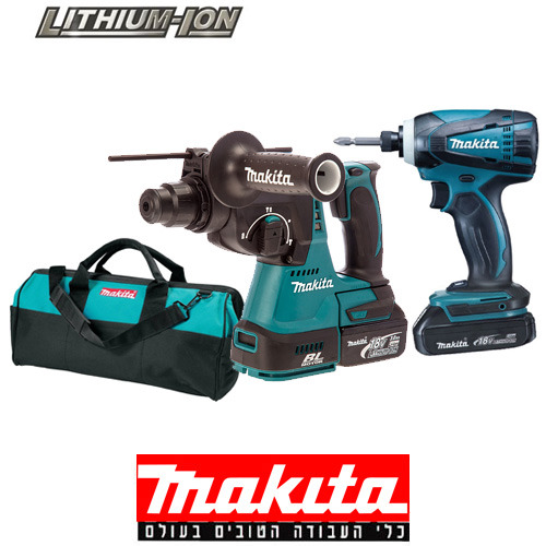 סט 18V פטישון ללא פחמים + אימפקט DLX2122M