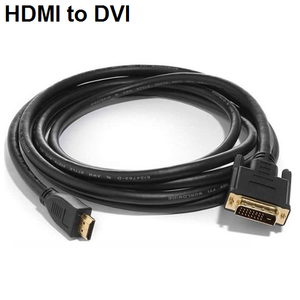 כבל חיבור HDMI to DVI, אורך 3 מטר