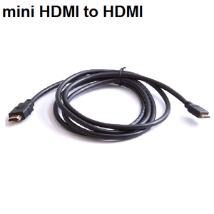 כבל חיבור mini HDMI to HDMI, אורך 1.8 מטר