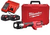 גוף לוחץ נעלי כבל נחושת\אלומיניום + סוללות 5AH מבית MILWAUKEE
