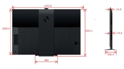 טלוויזיה TCL 75C825 MiniLed 4K ‏75 ‏אינטש
