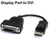 מתאם חיבור DP to DVI, אורך 20 ס"מ
