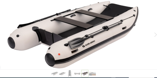 סירה מתנפחת קטמרן קוליברי רצפה מתנפחת  KOLIBRI CATAMARAN SEA CAT KM-380CM