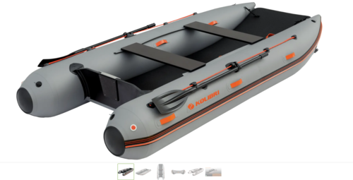 סירה מתנפחת קטמרן קוליברי רצפה מתנפחת  KOLIBRI CATAMARAN SEA CAT KM-380CM