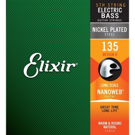 מיתר לבס ELIXIR 15435 NANOWEB 1.35
