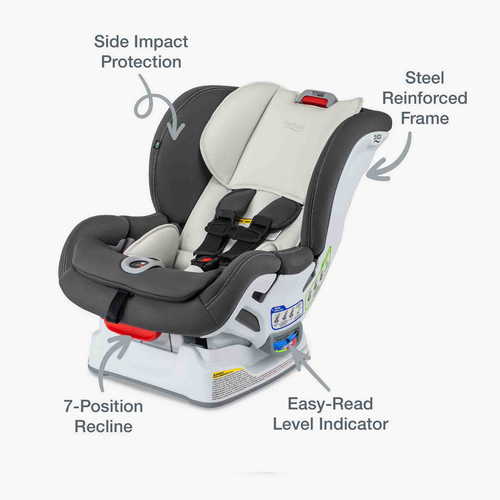 כיסא בטיחות Marathon ClickTight SafeWash אפור שמנת BRITAX