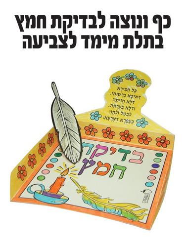 כף ונוצה לבדיקת חמץ תלת מימד לצביעה