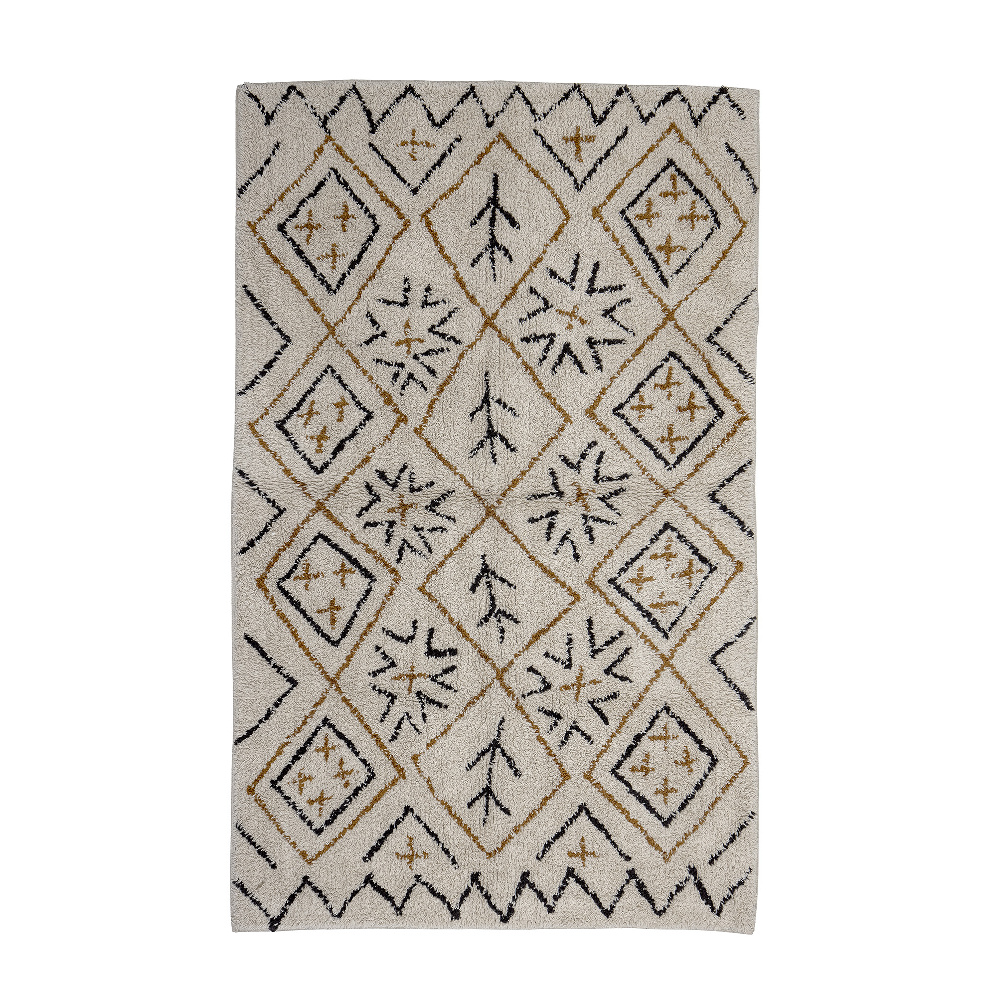 שטיח כותנה 150x90 ס"מ Jaida - טבעי Bloomingville