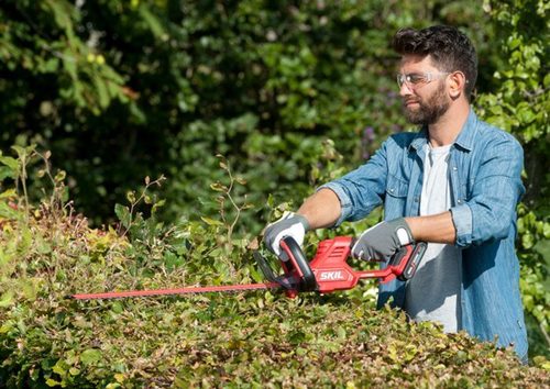 גוזם גדר חיה חשמלי נטען 20V אורך להבים 55 ס