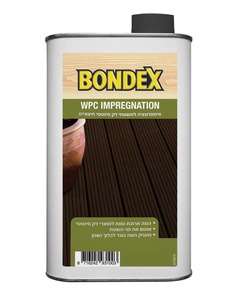 אימפרגנציה למשטחי דק סינתטי חיצוניים תוצרת BONDEX