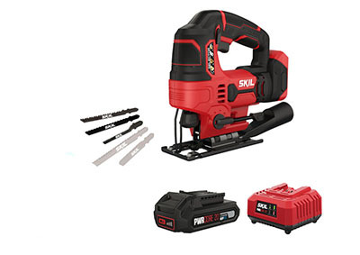 מסור אנכי(גיקסו) נטען 20V + סוללה 2.0Ah+ מטען