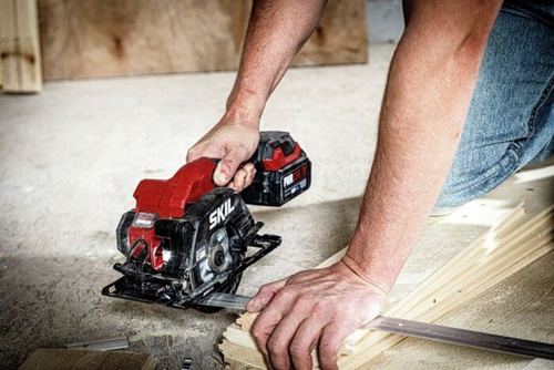 מיני מסור עגול יד אחת נטען 20V Brushless לעבודות רב גוניות  + סוללה 2.0Ah+ מטען