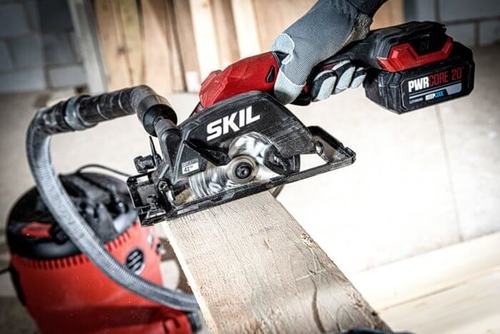 מיני מסור עגול יד אחת נטען 20V Brushless לעבודות רב גוניות  + סוללה 2.0Ah+ מטען