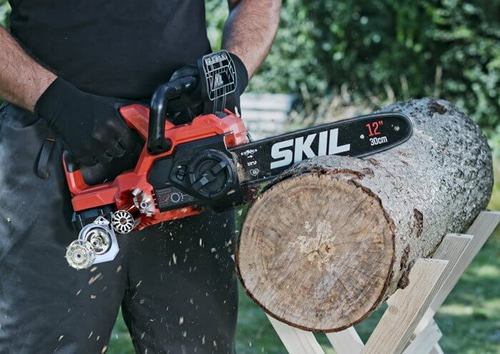 מסור שרשרת  נטען 20V Brushless להב 