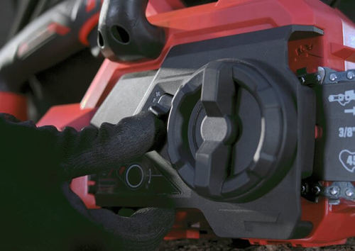 מסור שרשרת  נטען 20V Brushless להב 