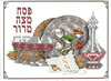 יצירה ביהלומים פסח מצה ומרור