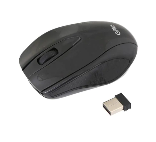 עכבר אלחוטי WIFI אופטי שחור מבריק Gplus