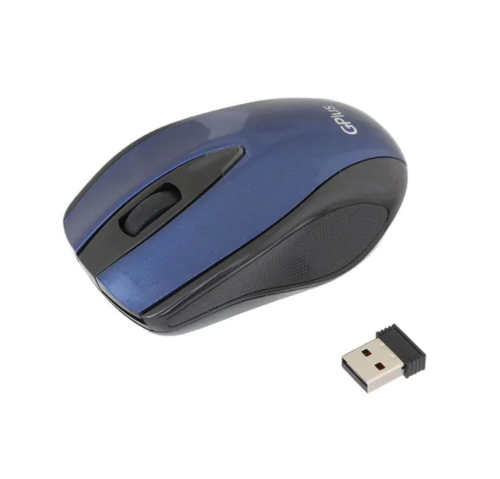 עכבר אלחוטי WIFI אופטי כחול מבריק Gplus