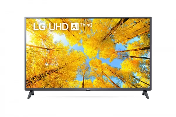 מסך טלוויזיה 2022 LG UQ7500 43 Inch 4K Smart UHD webOS 22 ThinQ AI TV