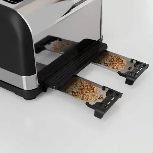 מצנם טוסטר קופץ חשמלי 4 פרוסות Morphy Richards VENTURE שחור