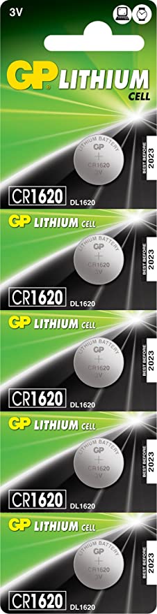 מארז סוללות ליתיום GP C5 78mA 3V CR1620