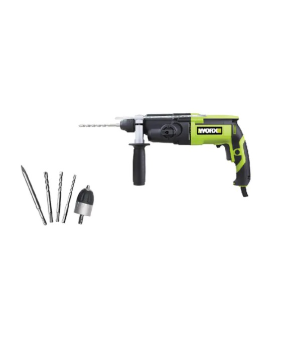 פטישון WORX PROFESSIONAL 800W 26mm+ אביזרים