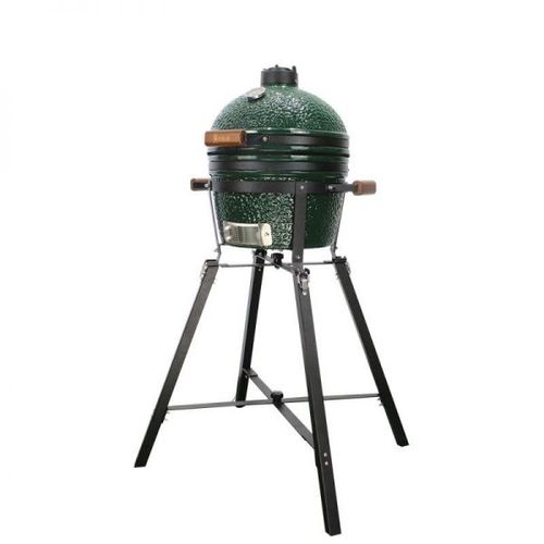 מעשנת , גריל וטאבון KING KAMADO בגודל 16 אינץ עם מעמד כולל אביזרים בצבע ירוק