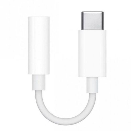 מתאם Apple מקורי USB TYPE-C לשקע אוזניות mm 3.5