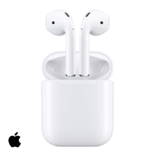 אזניות איירפודס 2 אלחוטיות Airpods 2 with charging case Apple
