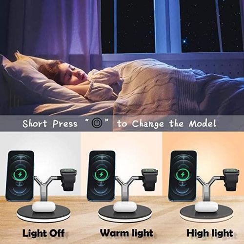 3 ב-1 עמדת טעינה אלחוטית WIRELESS CHARGING STATION DOCK