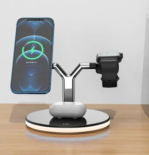 3 ב-1 עמדת טעינה אלחוטית WIRELESS CHARGING STATION DOCK
