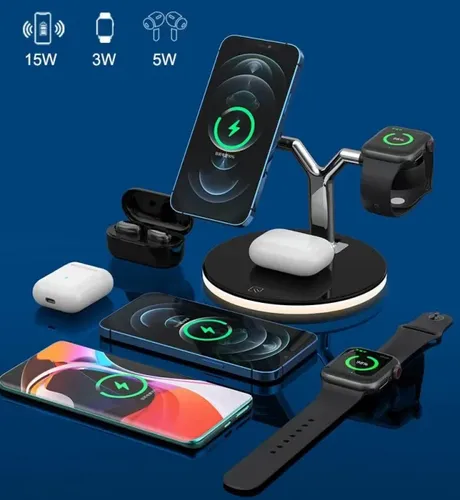 3 ב-1 עמדת טעינה אלחוטית WIRELESS CHARGING STATION DOCK