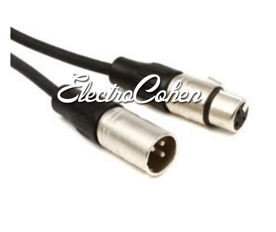 כבל  מיקרופון XLR-XLR איכותי באורך 1 מטר