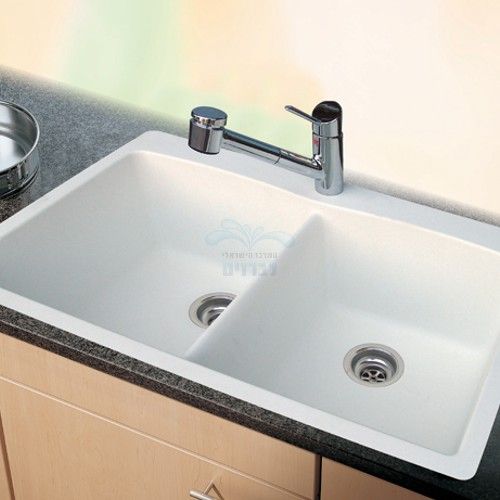 BLANCO | כיור מטבח כפול בלנקו דיאמונד DIAMOND 210 | יבואן רשמי - ניגא