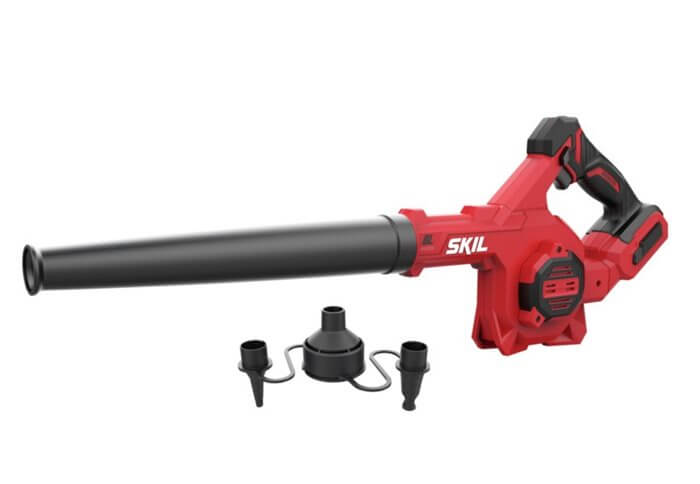 מפוח רב תכליתי נטען 20V Brushless אלקטרוני + סוללה 2.0Ah + מטען + פיות שונות 