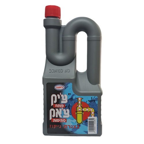 צ'יק צ'אק נוזל פותח סתימות בצנרת ניקוז 1 ליטר כימגת