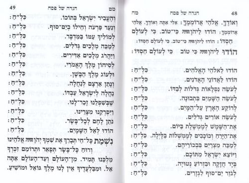 הגדה של פסח מרהיבה (L)- הבלטות מוזהבות